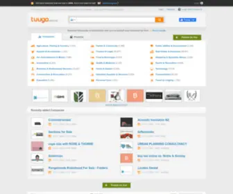 Tuugo.co.nz(Free company and business search engine) Screenshot