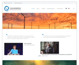 Tuuleenergia.ee(Estonian Windpower Association) Screenshot