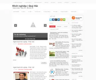 Tuvankhoinghiep.com.vn(Khởi nghiệp) Screenshot