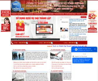 Tuvanluat24H.com.vn(Dịch vụ thành lập doanh nghiệp trọn gói giá rẻ tại Hà Nội) Screenshot