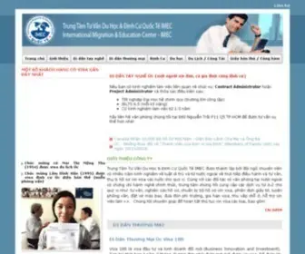 Tuvanquocte.com(Cong Ty Tu Van Du Học) Screenshot