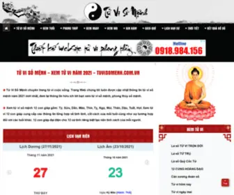 Tuvisomenh.com.vn(Tử Vi Số Mệnh) Screenshot