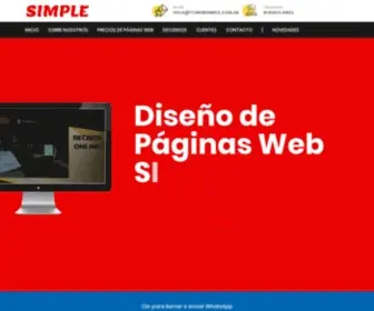 Tuwebsimple.com.ar(Diseño de páginas web en Argentina) Screenshot