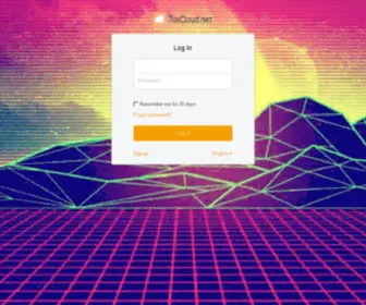 Tuxcloud.net(Log In) Screenshot