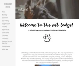 Tuxedopetlodge.com(Tuxedo Pet Lodge) Screenshot