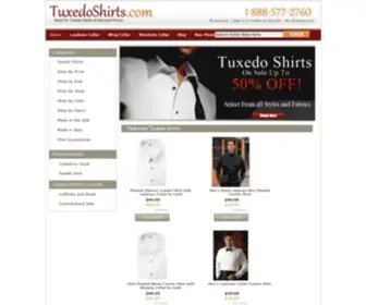 Tuxedoshirts.com(Tuxedo Shirts) Screenshot