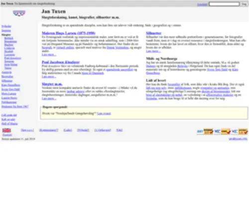 Tuxen.info(Jan Tuxen) Screenshot
