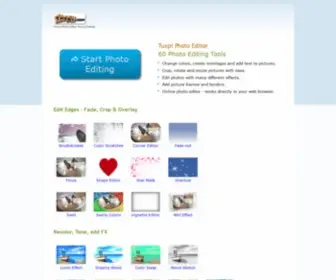 Tuxpi.com(Online Photo Editor) Screenshot