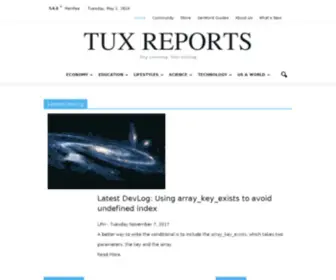 Tuxreportsnetwork.com(Tux Reports) Screenshot