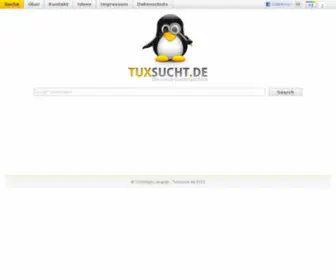 Tuxsucht.de(Die Suchmaschine für Linux) Screenshot