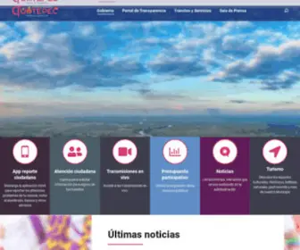 Tuxtepec.gob.mx(Gobierno Municipal de Tuxtepec) Screenshot