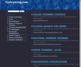 Tuxtraining.com(Tuxtraining) Screenshot