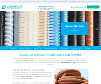 Tuyaux-Coveca.com(Fournisseur tuyauterie industrielle Lille) Screenshot