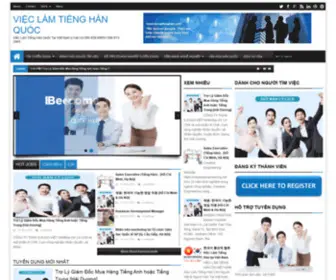 Tuyendungtienghan.com(Korean Jobs in Vietnam) Screenshot