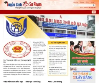 Tuyensinhdaihoc.edu.vn(Tuyensinhdaihoc) Screenshot