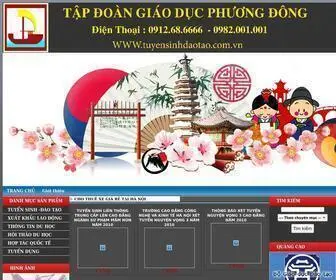 Tuyensinhdaotao.com.vn(Tuyển sinh đào tạo) Screenshot