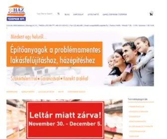 Tuzepdeb.hu(TÜZÉP) Screenshot