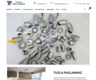 Tuzlapaslanmaz.com(Paslanmaz Çelik) Screenshot
