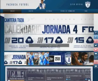 Tuzos.com.mx(Pachuca FC) Screenshot