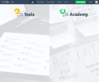 Tuzzit.com(Collaborative whiteboard for visual methodologies) Screenshot