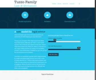 Tuzzofamilylaw.com(Tuzzo Family Law & Mediation) Screenshot