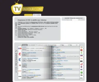 TV-DU-Jour.com(Programmes TV de la soir) Screenshot