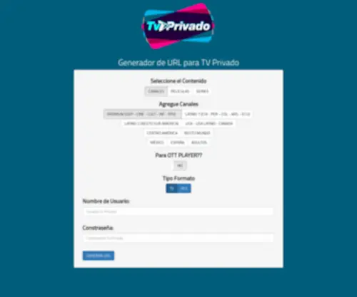 TV-Privado.net(TV Privado) Screenshot