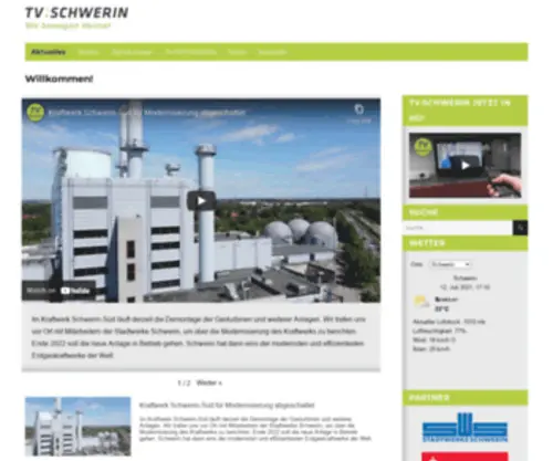 TV-SChwerin.de(TV Schwerin) Screenshot