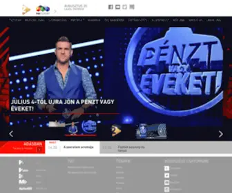 TV2Csoport.hu(A TV2 műsorkínálata erős a saját gyártású) Screenshot