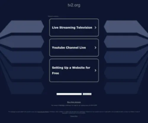 TV2.org(Dominios en venta) Screenshot