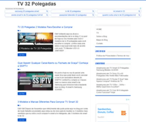 TV32Polegadas.com(TV 32 Polegadas) Screenshot