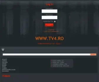 TV4.ro(Video Site) Screenshot