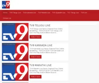 TV9.live(Watch TV9 Telugu Kannada Marathi Gujarati News LIVE Online Streaming) Screenshot