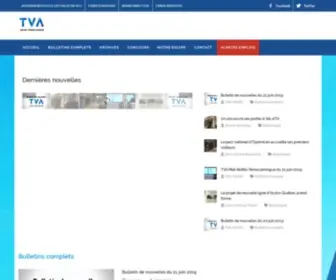 Tvaabitibi.ca(TVA Abitibi) Screenshot