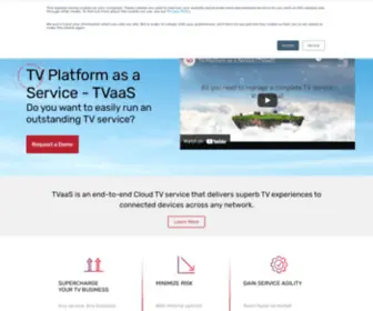 Tvaas.com(TV as a Service) Screenshot