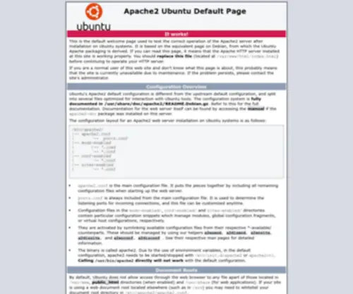 Tvalmedalen.se(Apache2 Ubuntu Default Page) Screenshot