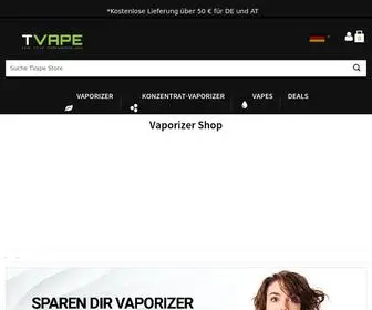 Tvape.de(Deutschlands Vaporizer) Screenshot