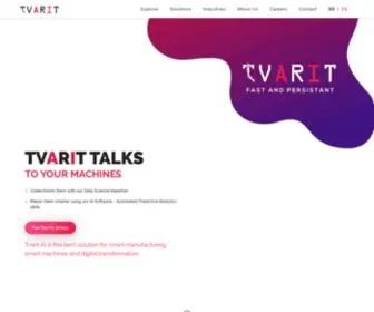Tvarit.com(Reduce rejections in casting with AI) Screenshot