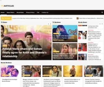 Tvarticles.org(Exclusive TV articles for your needs) Screenshot