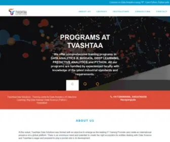 Tvashtaa.com(Data Analytics) Screenshot