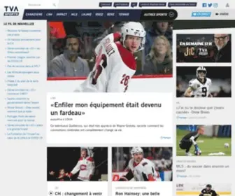 Tvasports.ca(LA destination hockey au Québec et des infos sur tous les sports) Screenshot
