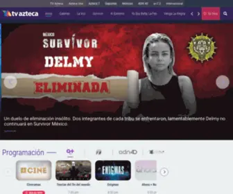 Tvazteca.com.mx(TV Azteca) Screenshot