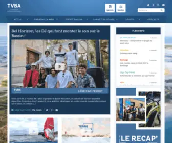 Tvba.fr(TVBA vous propose tous les jours l'actualité du Bassin d'Arcachon) Screenshot