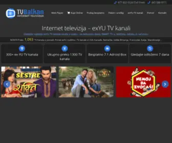 Tvbalkan.com(Internet televizija) Screenshot