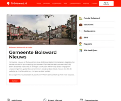 Tvbolsward.nl(Bolsward Laatste Nieuws) Screenshot