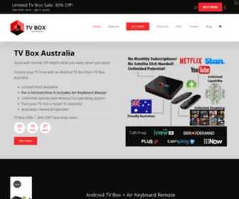 Tvboxaustralia.com.au(Android TV Box) Screenshot