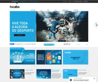 Tvcabo.co.mz(TVCABO MOÇAMBIQUE) Screenshot