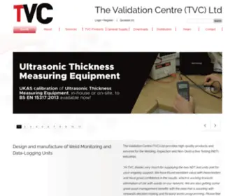 Tvcalx.co.uk(The Validation Centre) Screenshot