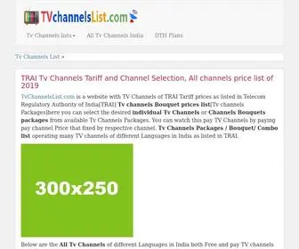 TVchannelslist.com(OpenResty) Screenshot