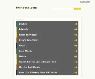 TVchoose.com(TVchoose) Screenshot